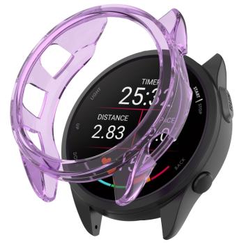 TPU HALF COVER Kryt pre Garmin Forerunner 165 / 165 Music fialový