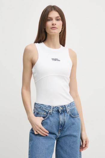 Top Red Bull Racing x Pepe Jeans LOGO RIB TANK dámsky, béžová farba, RL500011
