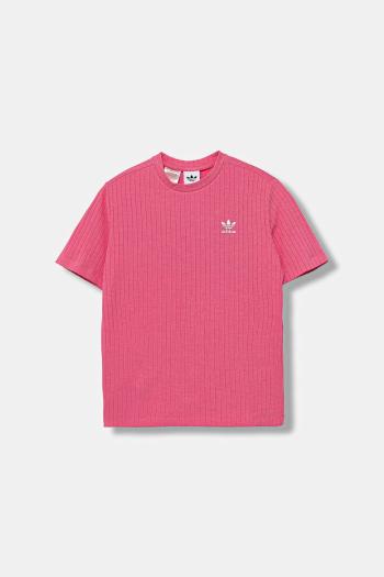 Detské tričko adidas Originals ružová farba, JX5180