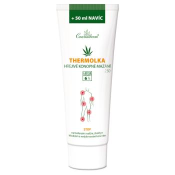 CANNADERM Thermolka hrejivé konopné mazanie 250 ml