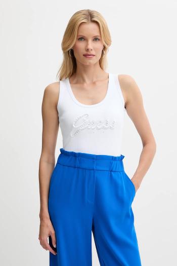 Top Guess RAISSA biela farba, W5YP00 KCXJ2