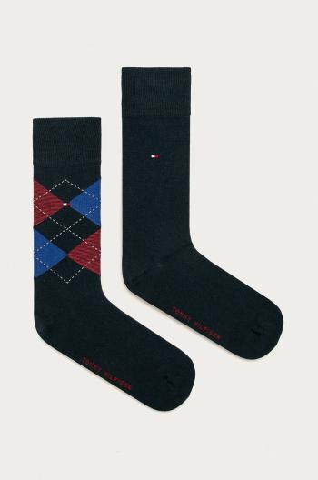 Ponožky Tommy Hilfiger pánske, tmavomodrá farba, 100001495