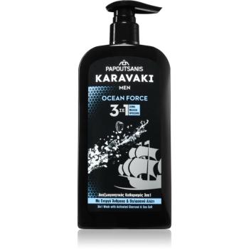 PAPOUTSANIS Karavaki Ocean Force čistiaci gél 3 v 1 550 ml