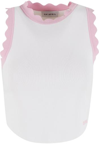 OH APRIL Stick felső 'Pary'  rózsaszín / gyöngyház-fehér