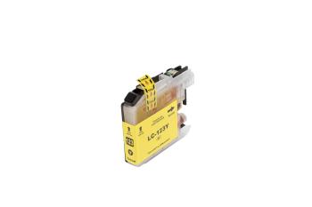 Kompatibilná atramentová náplň LC121Y, LC123Y, 10ml listov pre tlačiarne Brother (BULK), žltá