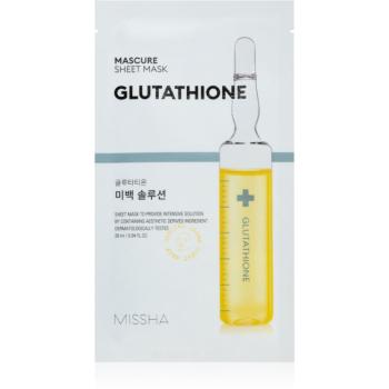 Missha Mascure Glutathione rozjasňujúca plátienková maska 28 ml