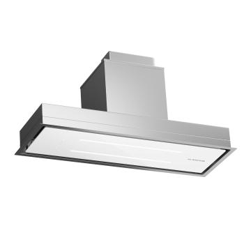 Klarstein High Line Eco 90, Stropný digestor, 90 cm, 436 m³/h, stupne, diaľkové ovládanie, ambientné osvetlenie