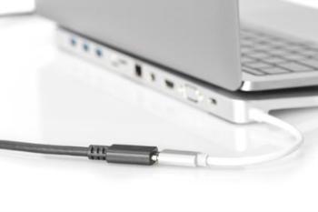 Digitus Predlžovací kábel USB typu C, typ C samec/ samica , 0,7 m, Gen2, 5A, 10 GB, verzia 3.1, CE, bl