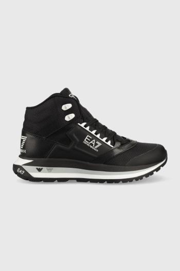 Topánky EA7 Emporio Armani Ice Altura pánske, čierna farba