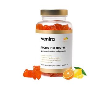 Venira Gumové cukríky pre čistú a sviežu pleť bez akné - citrusy 60 ks
