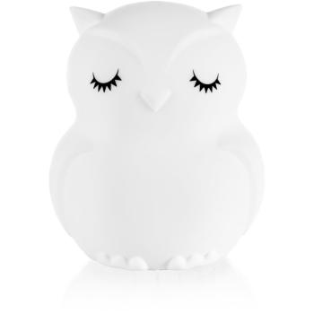 Zopa Silicone LED Lamp with Music Size L nočné svetlo s melódiou Owl 1 ks