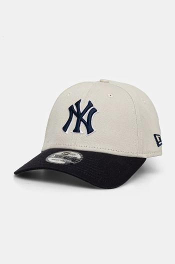 Bavlnená šiltovka New Era NEW YORK YANKEES tmavomodrá farba, vzorovaná, 60565353