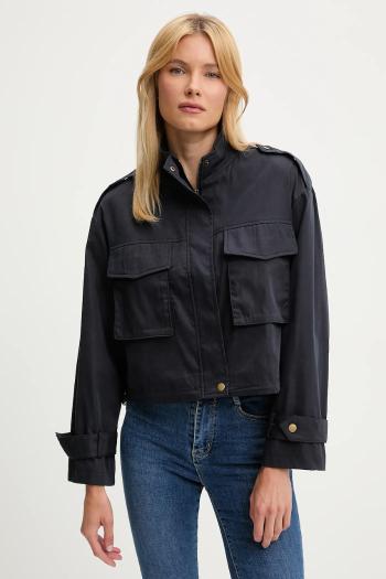 Bunda Answear.LAB tmavomodrá farba, prechodná