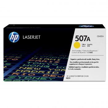 HP originál toner CE402A, yellow, 6000str., HP 507A, HP LaserJet Enterprise 500 color M551, O, žltá