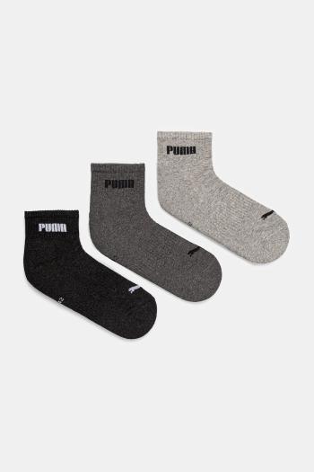 Ponožky Puma 3-pak šedá farba, 938393