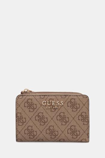 Peňaženka Guess LAUREL dámska, béžová farba, SWSG74 59156