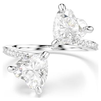 Swarovski Luxusný otvorený prsteň s kryštálmi Swarovski Attract Soul 5535191 52 mm
