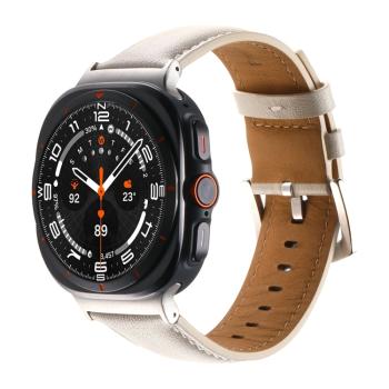 LEATHER Kožený remienok pre Samsung Galaxy Watch Ultra 47mm béžový