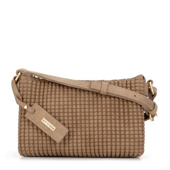 Hnedá mini crossbody kabelka Wittchen 99-4Y-703-9