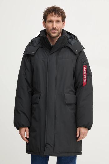 Bunda Alpha Industries pánska, čierna farba, zimná, 148124