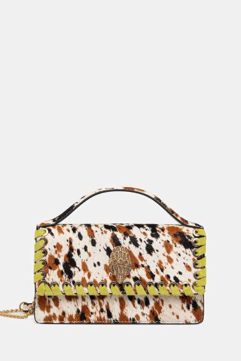 Kožená kabelka Kurt Geiger London hnedá farba, 2744139189