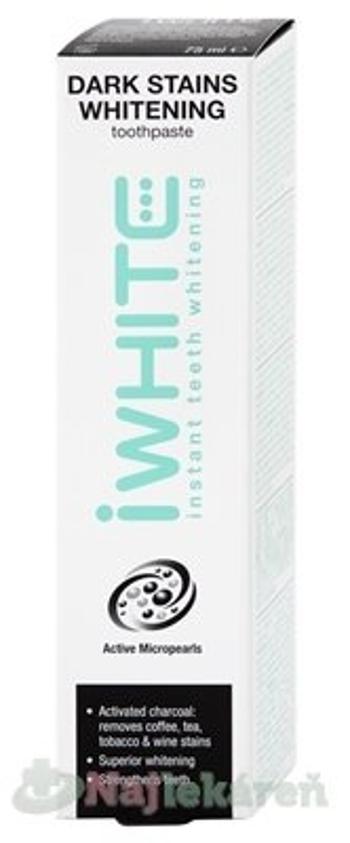 iWHITE DARK STAINS Bieliaca zubná pasta 75 ml