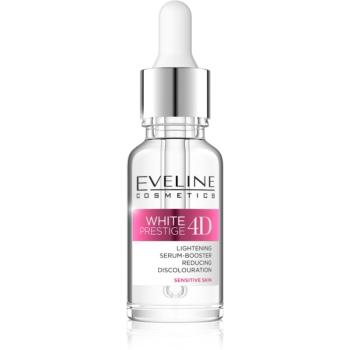 Eveline Cosmetics White Prestige 4D zosvetľujúce korekčné sérum proti pigmentovým škvrnám pre citlivú pleť 18 ml