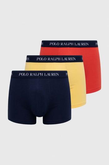 Boxerky Polo Ralph Lauren 3-pak pánske, červená farba, 714830299