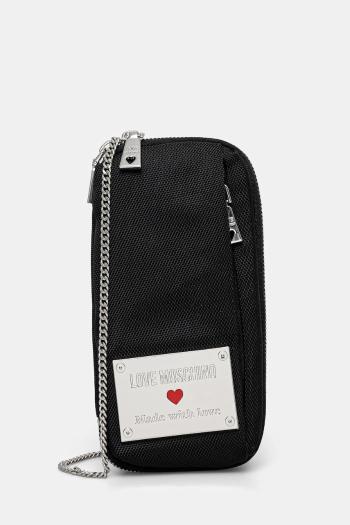 Obal na mobil Love Moschino čierna farba, JC5720PP1