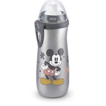 NUK fľaša Sports Cup, 450 ml – Mickey, sivá (BABY0031a)