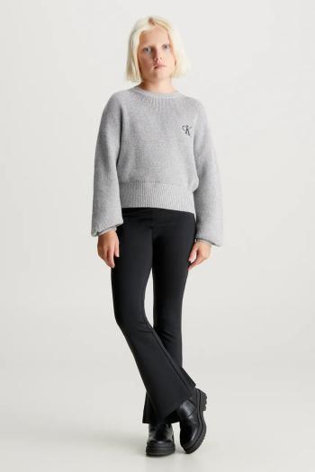 Nohavice Calvin Klein Jeans čierna farba, jednofarebné, IG0IG02292