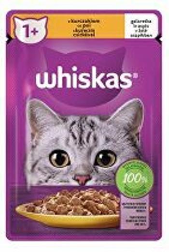 Kapsuly Whiskas. Kuracie jadierka v želé 85g + Množstevná zľava