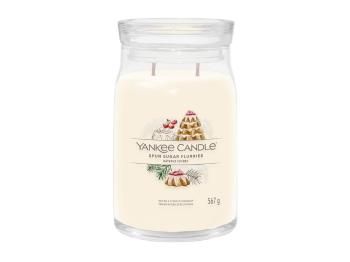 Yankee Candle Aromatická sviečka Signature sklo veľké Spun Sugar Flurries 567 g