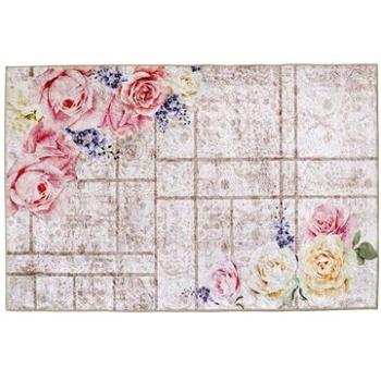Bellatex Behúň 3D tlač – 80 × 120 cm – ruže (4437)
