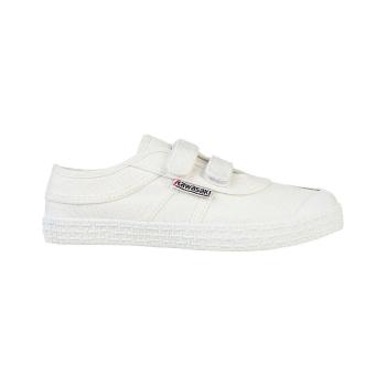 Kawasaki  Original Kids Shoe W/velcro K202432 1002S White Solid  Módne tenisky Biela