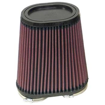 K & N RU-4710 univerzálny oválny rovný filter so vstupom 60 mm a výškou 171 mm