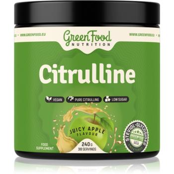 GreenFood Nutrition Citrulline podpora športového výkonu príchuť Juicy Apple 240 g