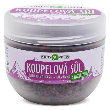 PURITY VISION Kala Namak Ajurvédska kúpeľová soľ 500 g