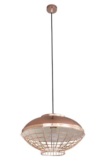 ArtFir Závesná lampa LUCY 03 | medená 39 x 11 cm