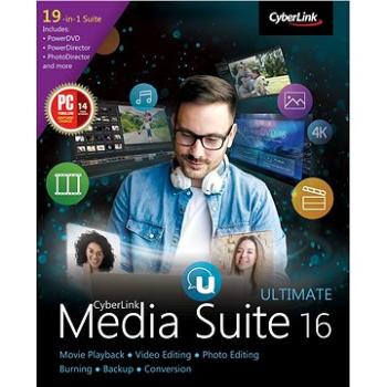 Cyberlink Media Suite 16 Ultimate (elektronická licencia) (cybesum16u)