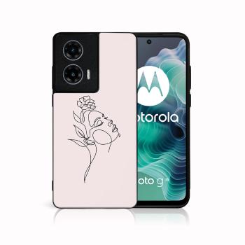 MY ART Ochranný kryt pre Motorola Moto G35 5G ROSE GIRL (198)