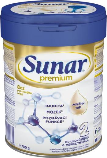 SUNAR Premium 2 pokračovacie dojčenské mlieko 700 g