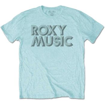 Roxy Music tričko Disco Logo Modrá XS