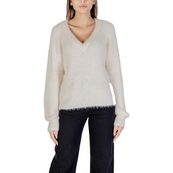 Vero Moda  VMNERA LS V-NECK PULLOVER BOO 10310874  Svetre Biela