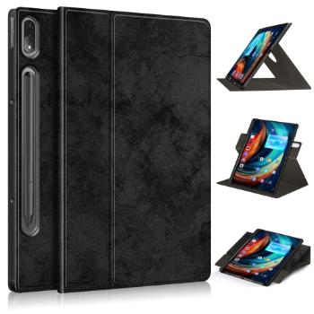 MARBLE Zaklápacie puzdro Lenovo Tab P12 Pro čierne