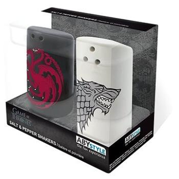 Game of Thrones – Stark & Targaryen – soľnička a korenička (3665361013716)