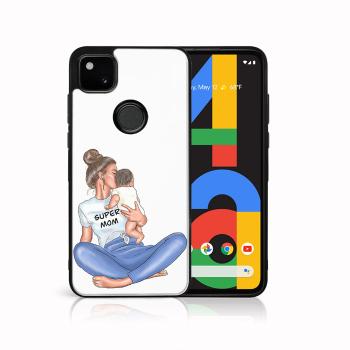 MY ART Silikónový obal Google Pixel 4a SUPERMOM (112)