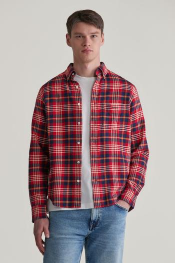 KOŠILE GANT REG FLANNEL PLAID SHIRT RUBY RED