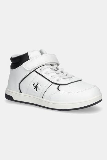 Detské tenisky Calvin Klein Jeans biela farba, V1X9-83150