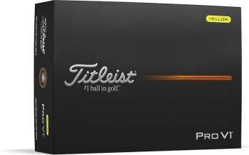 Titleist Pro V1 2025 Yellow Basic Golfové lopty